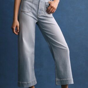 Maeve Women's Light Blue Wide-Leg Jeans